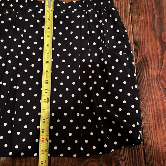 NWOT medium black and tan mini skirt - Picture 7 of 8